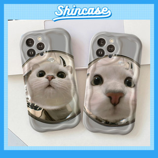 Ốp Lưng iPhone Mèo Meme Viền Sóng Nổi, Chống Sốc, Bảo Vệ Camera - iP 6/6s/7/8/Plus/X/XS/XR/11/12/13/14/15/Pro/Max