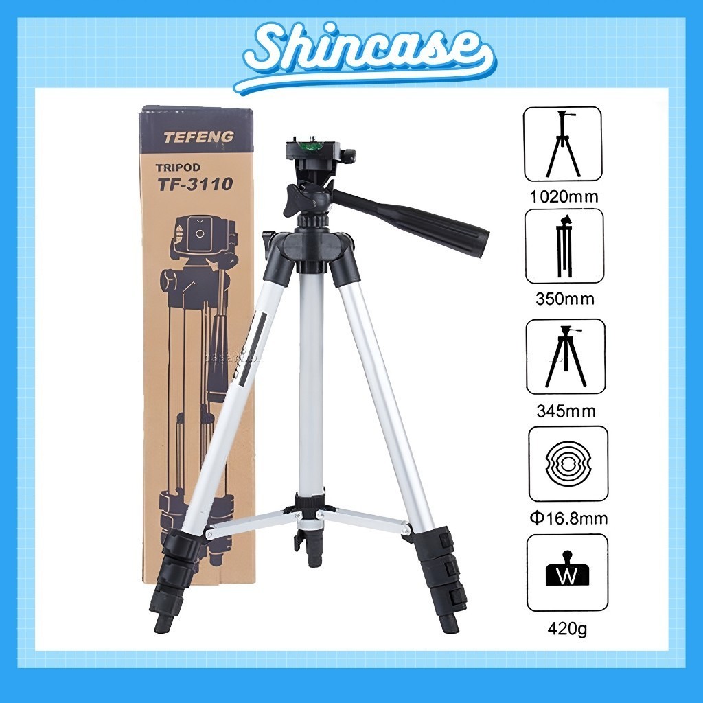 Giá Đỡ Điện Thoại Livestream – Gậy Tripod 3 Chân Kèm Kẹp 3110