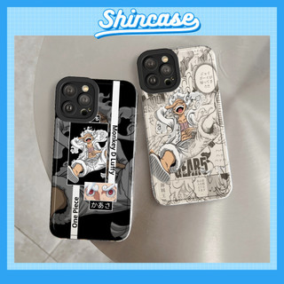 Ốp Lưng iPhone Luffy Cạnh Vuông, Chống Sốc, Bảo Vệ Camera - Cho iP 6/6s/7/8/Plus/X/XS/XR/11/12/13/14/15/16/Pro/Max