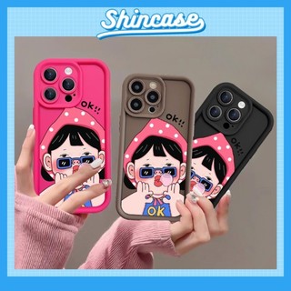 Ốp Lưng iPhone Camera Viền Cao Girl Ok Mềm Chống Sốc, Cao Cấp - iP 7/8/X/XS/XR/11/12/13/14/15/16/17/Plus/Air/Pro/Max