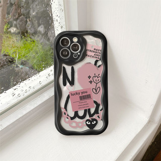 Ốp Lưng iPhone Lucky You Viền Sóng Nổi, Chống Sốc, Bảo Vệ Camera - iP 6/6s/7/8/Plus/X/XS/XR/11/12/13/14/15/Pro/Max