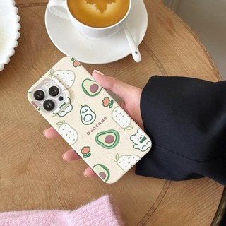 Ốp Lưng iPhone Mềm Thân Thiện Môi Trường Quả Bơ Chống Sốc, Bảo Vệ Camera - iP 7/8/X/XS/11/12/13/14/15/16/17/Plus/Pro/Max
