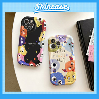 Ốp Lưng Iphone Little Monster Viền Sóng Nổi, Chống Sốc, Bảo Vệ Camera - iP 6/6s/7/8/Plus/X/XS/XR/11/12/13/14/15/Pro/Max