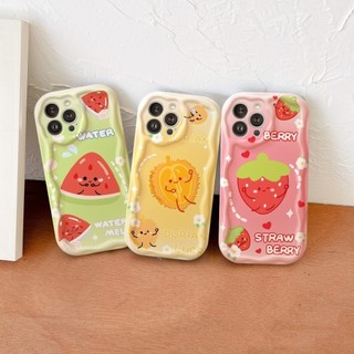Ốp Lưng iPhone Fruit Viền Sóng Nổi, Chống Sốc, Bảo Vệ Camera - iP 7/8/X/XS/11/12/13/14/15/16/17/Plus/Pro/Max/Air