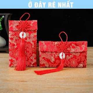 🌸BÁN CHẠY🌸 Bao Lì Xì Gấm Tết 2026 - Bao Lì Xì Vải Gấm Cao Cấp , Bao Nạp Tài Mùa Cưới Vải Nhung nhiều hoa văn