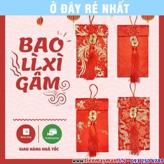 🌸BÁN CHẠY🌸 Bao Lì Xì Gấm Tết 2026 - Bao Lì Xì Vải Gấm Cao Cấp , Bao Nạp Tài Mùa Cưới Vải Nhung nhiều hoa văn