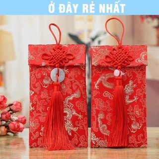 🌸BÁN CHẠY🌸 COMBO 10 Bao Lì Xì Vải Gấm Lì Xì Tết Nhiều Hoa Văn Cao cấp Ngày Tết,Cưới Hỏi, Nạp Tài