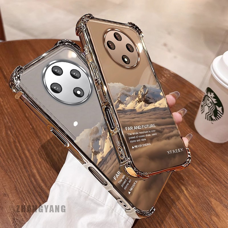 [Màu Mới] Ốp Lưng Cho OPPO reno 12F 5G Vỏ Điện Thoại Họa Tiết Chống Rơi Bốn Góc Họa Tiết Phong Cảnh Thẩm Mỹ Vỏ Mềm TPU Silicon