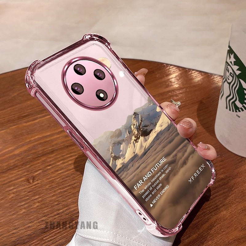 [Màu Mới] Ốp Lưng Cho OPPO reno 12F 5G Vỏ Điện Thoại Họa Tiết Chống Rơi Bốn Góc Họa Tiết Phong Cảnh Thẩm Mỹ Vỏ Mềm TPU Silicon