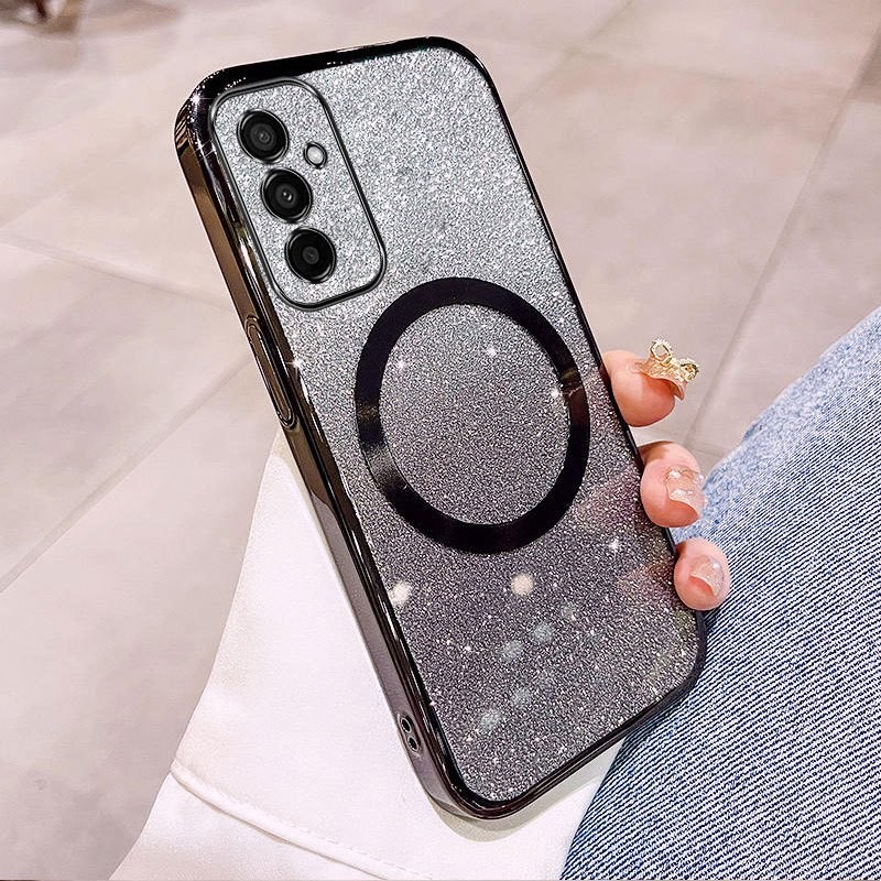 Ốp Lưng Cho Live Samsung M11 M12 M22 M31 M14 M52 M54 M33 M53 Note 8 Note 9 Note 10 Note 10 PLUS Note 20 Note 20 PLUS J7 Prime J2 Prime S8 S8 PLUS Vỏ Điện Thoại Lấp Lánh Mạ Điện