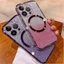 Ốp Lưng Cho Live iPhone 11 pro max 12 pro max 13 pro max 14 pro max 15 pro max 7 plus 8 plus 6 plus 6s plus 14 plus 15 plus Vỏ Điện Thoại Lấp Lánh Mạ Điện