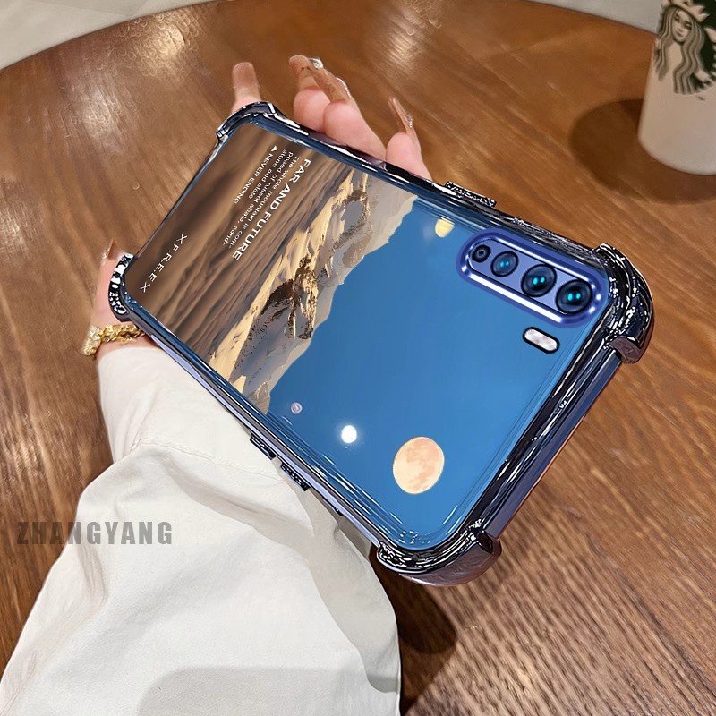 [Màu Mới] Ốp Lưng Cho Huawei Nova 7 Nova 7 SE Ốp Điện Thoại Họa Tiết Chống Rơi Bốn Góc Họa Tiết Phong Cảnh Thẩm Mỹ TPU Silicon Mềm