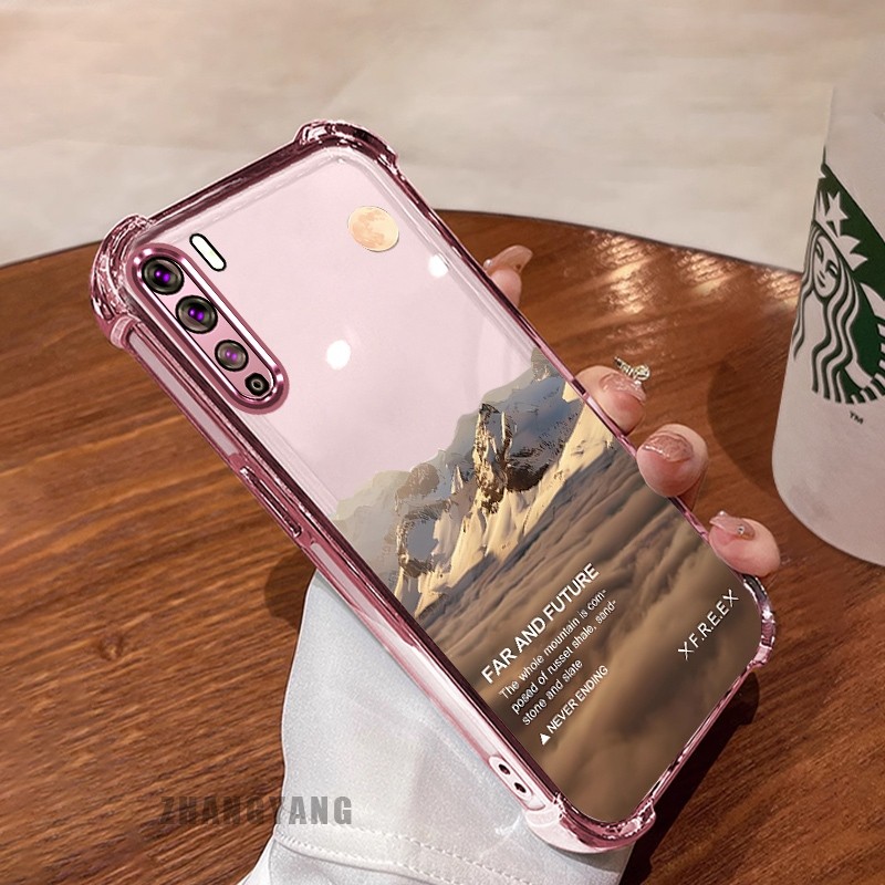 [Màu Mới] Ốp Lưng Cho Huawei Nova 7 Nova 7 SE Ốp Điện Thoại Họa Tiết Chống Rơi Bốn Góc Họa Tiết Phong Cảnh Thẩm Mỹ TPU Silicon Mềm