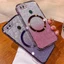 Ốp lưng OPPO A5S A12 A7 F9 Vỏ điện thoại lấp lánh mạ có ống kính hút từ tính và chống rơi để bảo hiểm toàn diện