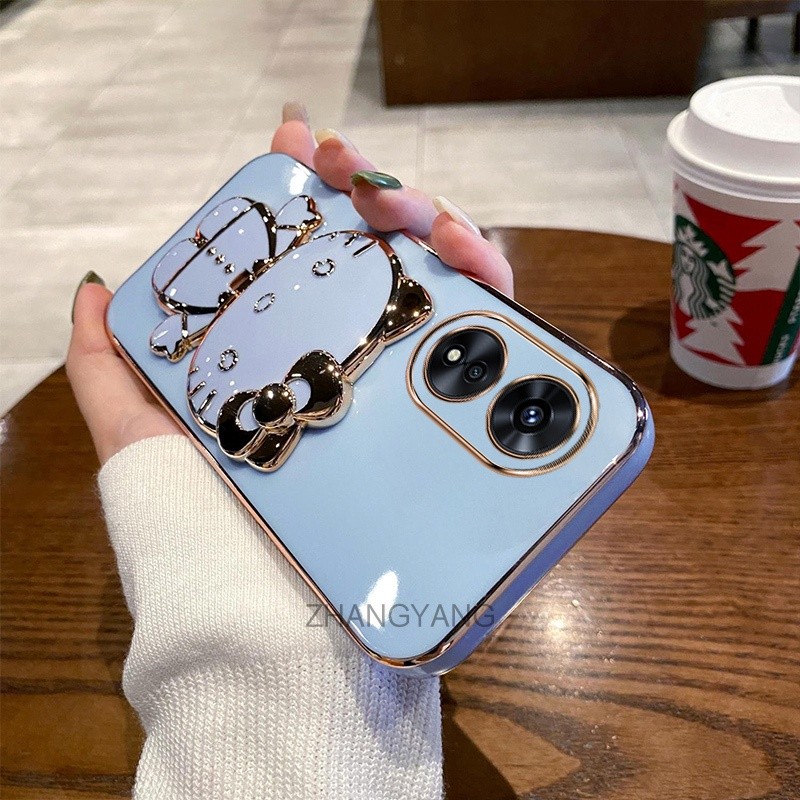 ốp lưng oppo reno 8t 4g reno 8t 5g Ốp Điện Thoại TPU Silicon Mềm Chống Rơi Hình Mèo 3D Có Giá Đỡ Cho oppo reno 8t 4g reno 8t 5g