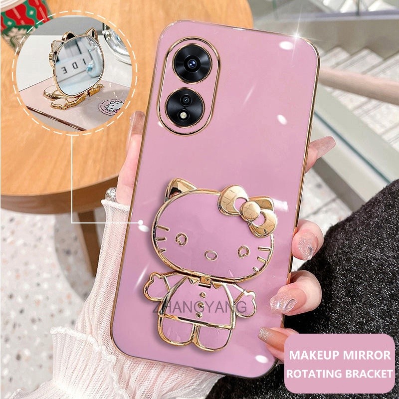 ốp lưng oppo reno 8t 4g reno 8t 5g Ốp Điện Thoại TPU Silicon Mềm Chống Rơi Hình Mèo 3D Có Giá Đỡ Cho oppo reno 8t 4g reno 8t 5g
