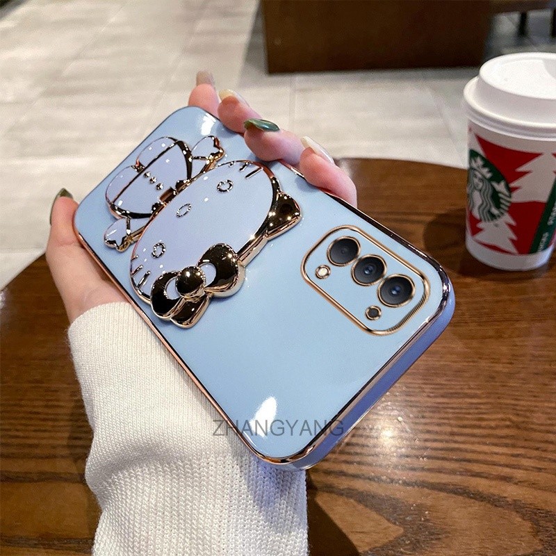 ốp lưng oppo reno 4 4g reno 5 reno 5k reno 4 pro Ốp Điện Thoại TPU Silicon Mềm Chống Rơi Hình Mèo 3D Có Giá Đỡ Cho oppo reno 4 4g reno 5 reno 5k reno 4 pro
