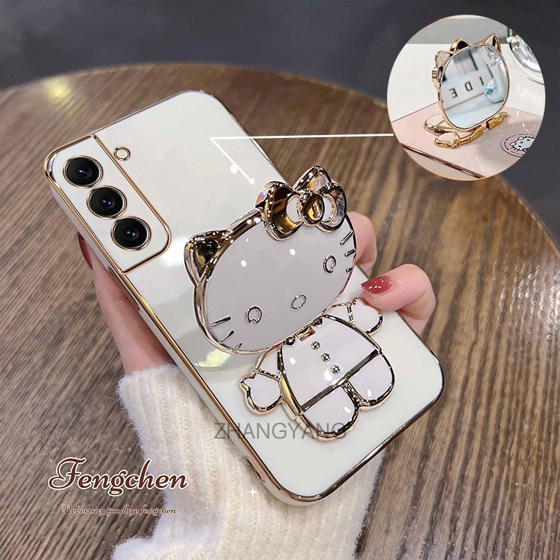 ốp lưng samsung s22 ultra s22 plus s22 Ốp Điện Thoại TPU Silicon Mềm Chống Rơi Hình Mèo 3D Có Giá Đỡ Cho samsung s22 ultra s22 plus s22