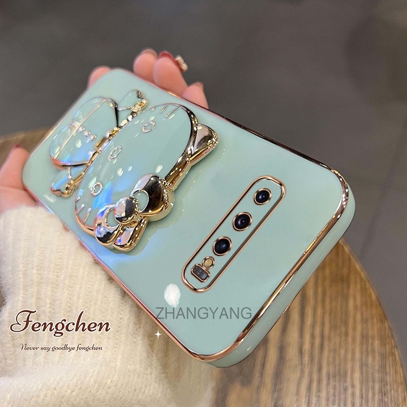 ốp lưng samsung note 9 note 8 Ốp Điện Thoại TPU Silicon Mềm Chống Rơi Hình Mèo 3D Có Giá Đỡ Cho samsung note 9 note 8