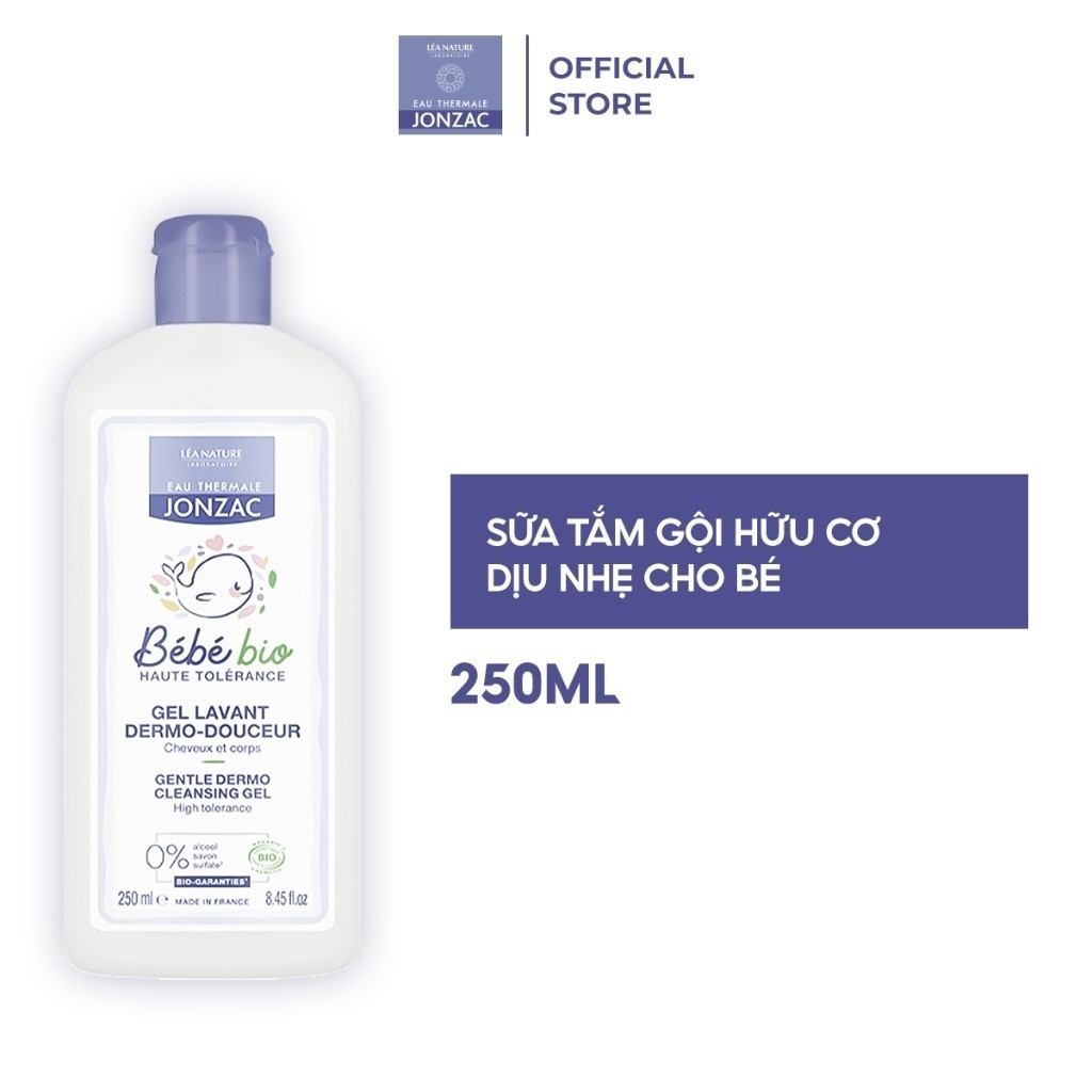 Ảnh Combo Gel Tắm Gội Hữu Cơ 250Ml và Dung dịch vệ sinh chống hăm tã hữu cơ dành cho bé (500Ml-1L) 1