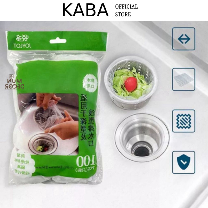 Túi Lọc Rác Bồn Rửa Chén Bát Thiết Kế Kiểu Lưới Siêu Dai Đầu Có Chun Co ...
