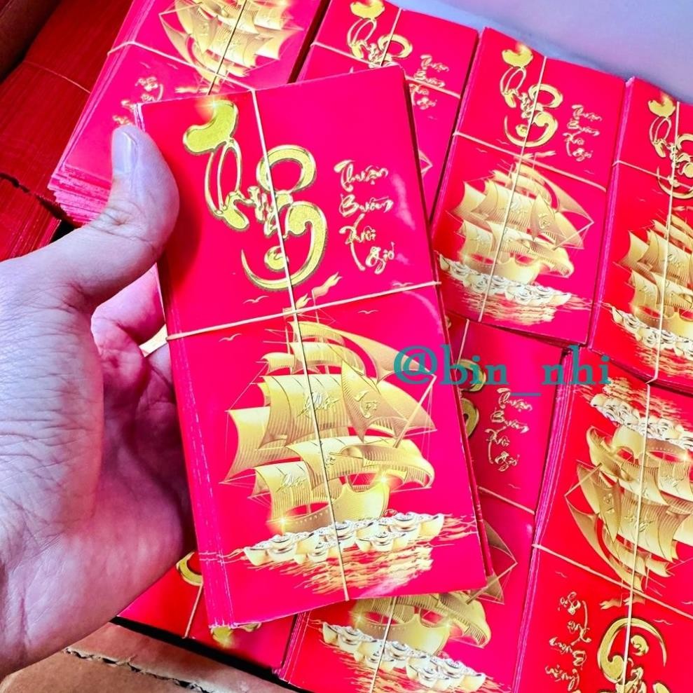 (HỎA TỐC) 10 BAO LÌ XÌ Thuận buồm xuôi gió - Lì Xì Tết 2026