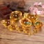 Thỏi Vàng Kim Nguyên Bảo Thủy Tinh Size Nhí 15mm - Thủy Tinh Trang Trí Phong Thủy