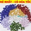 KHO SỈ⭐ Combo 50 Thỏi Vàng Phong Thủy Chất liệu Thủy Tinh Pha Lê Đủ Màu Sắc (Size mini 14mm)