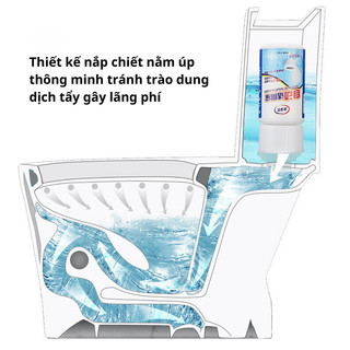 Nước Tẩy Bồn Cầu Tự Động 350ml | Khử Mùi Nhà Vệ Sinh | Diệt Khuẩn Toilet | Tẩy Ố Vàng | Xả Sạch Lâu
