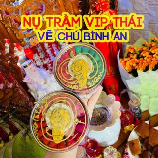 Hộp Nụ Trầm Thái Lan , Trầm Nụ VIP xếp hoa sen nhiều màu chiêu tài kích lộc