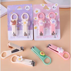 Set 2 Bấm Móng Tay Hình Thú Hình Hoa Cute Dễ Thương Nhỏ Gọn Bỏ Túi.