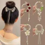 Kẹp Búi Tóc Phong Cách Cổ Trang - Kẹp Tóc Đuôi Ngựa Càng Cua Kim Loại Hoa Châu Hồ Điệp Cho Nữ Trang Điểm Cô Dâu