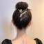 Kẹp Búi Tóc Phong Cách Cổ Trang - Kẹp Tóc Đuôi Ngựa Càng Cua Kim Loại Hoa Châu Hồ Điệp Cho Nữ Trang Điểm Cô Dâu