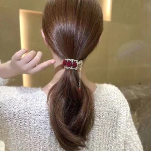 Kẹp Tóc Càng Cua Hợp Kim Hoa Hồng - Kẹp Búi Tóc Đuôi Ngựa Phong Cách Sang Trọng Hàn Quốc Cho Nữ.