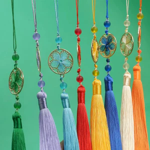 Tua Rua Kết Chỉ Hoa Đào Tiên Hiệp Cổ Trang Kết Hợp Set Hán Phục Treo Sáo Decor Phụ Kiện Thời Trang.