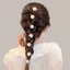 1c Kẹp Tóc Hình Hoa Mini Kẹp Tóc Càng Cua Đính Đá Thời Trang Hàn Quốc Dễ Thương Cho Nữ và Cho Bé Gái.