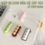 Bảo Vệ Cáp Sạc Điện Thoại - Kẹp Silicon Giữ Cáp Dây Sạc ,Tai Nghe Cố Định Gọn Gàng Hoạt Hình Cute.