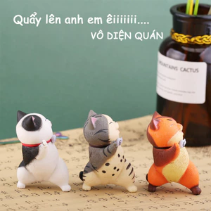 MÈO ĐI QUẨY - TEAM 10 MÈO MẬP NHẢY MÚA YÊU ĐỜI XẢ STRESS - DECOR BÀN HỌC TIỂU CẢNH XE HƠI.