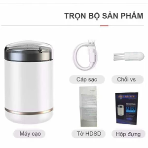Máy cạo râu tích điện mini Nhật Bản SH-588 nhỏ gọn đa năng - Dòng máy cạo râu nam cầm tay nhỏ gọn, pin siêu khỏe