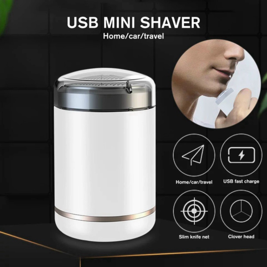 Máy cạo râu tích điện mini Nhật Bản SH-588 nhỏ gọn đa năng - Dòng máy cạo râu nam cầm tay nhỏ gọn, pin siêu khỏe