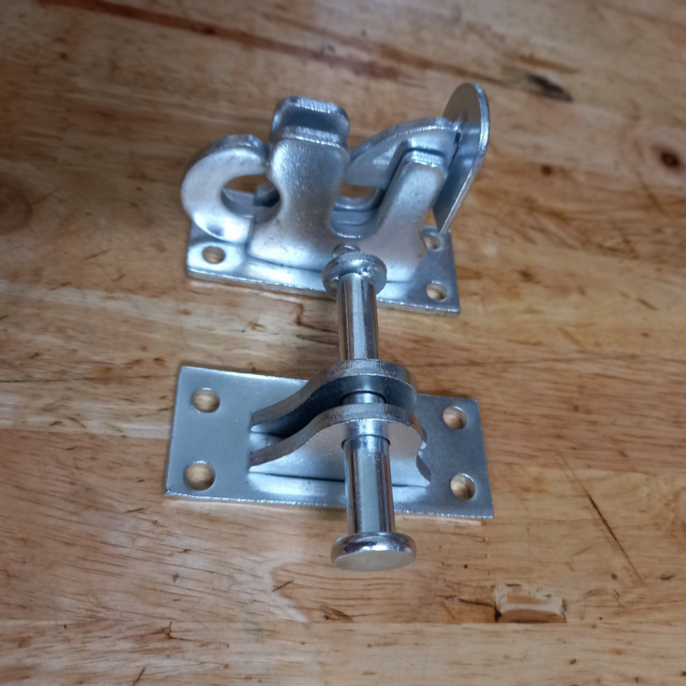Chốt Cửa Tự Động, Tự Đóng Inox 304- 2 Phiên Bản Then Cố Định/ Di Động cao cấp