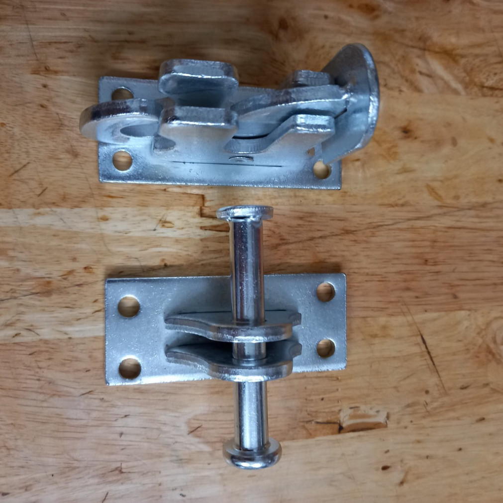 Chốt Cửa Tự Động, Tự Đóng Inox 304- 2 Phiên Bản Then Cố Định/ Di Động cao cấp