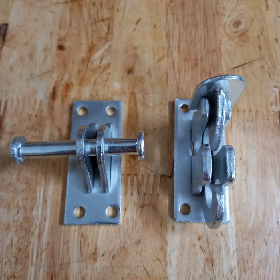 Chốt Cửa Tự Động, Tự Đóng Inox 304- 2 Phiên Bản Then Cố Định/ Di Động cao cấp