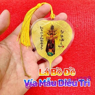 LOẠI 1 - Lá Bồ Đề Mẹ Diêu Trì Thánh Mẫu (Cầu làm ăn Tài Lộc ,May Mắn) - Lá Thật