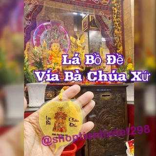 Hàng Loại 1 - Lá Bồ Đề Lộc Bà Chúa Châu Đốc Cầu May Mắn Bình An , trang trí, decor