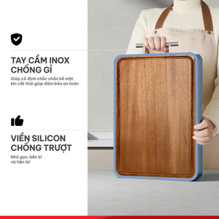 Thớt 2 mặt Engler EL8115, thớt đa năng chất liệu cao cấp chống nấm mốc chống trầy xước - Bếp Của Hà