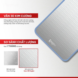 Thớt 2 mặt Engler EL8115, thớt đa năng chất liệu cao cấp chống nấm mốc chống trầy xước - Bếp Của Hà