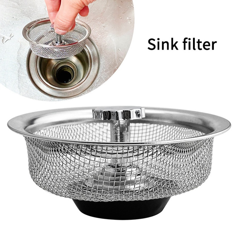 COMBO 3-4-5 Lưới Inox Lọc Rác, Lưới Lọc Rác Bồn Rửa Chống Tắc Nghẽn Không Gỉ