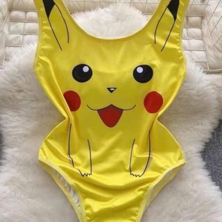 Bộ Đồ Lót Liền Thân Body Gợi Cảm Hoạt Tiết Hoạt hình JS53 Đồ ngủ nữ gợi cảm, Bộ ngủ jum pikachu sexy