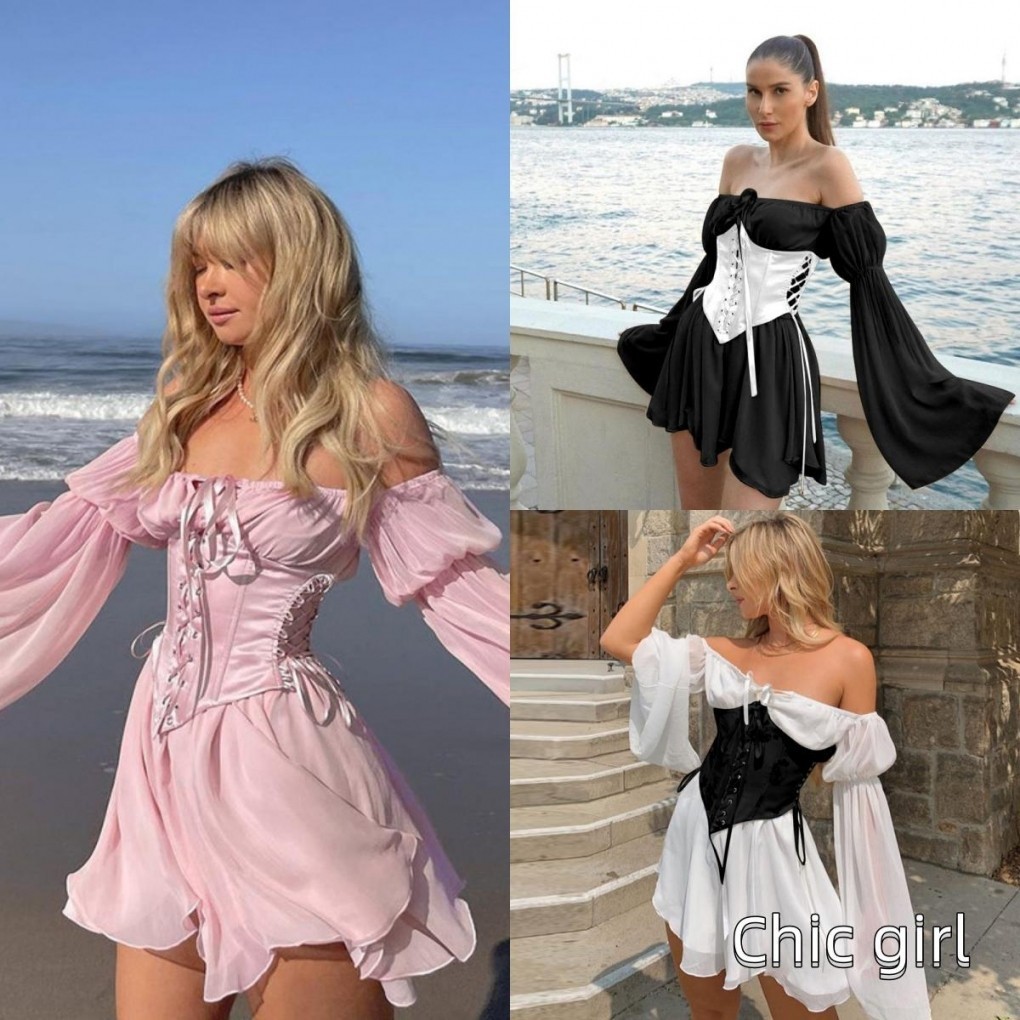 Phụ Nữ Eo Huấn Luyện Corset Dây Màu Trơn Strappy Cincher Shaper Có Hỗ Trợ Ngực Cho Bé Gái 3 Màu
